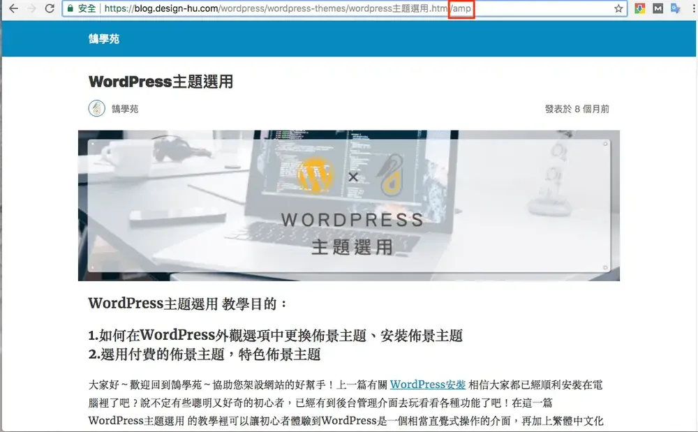 在 AMP 頁面網址後加上 #development=1
