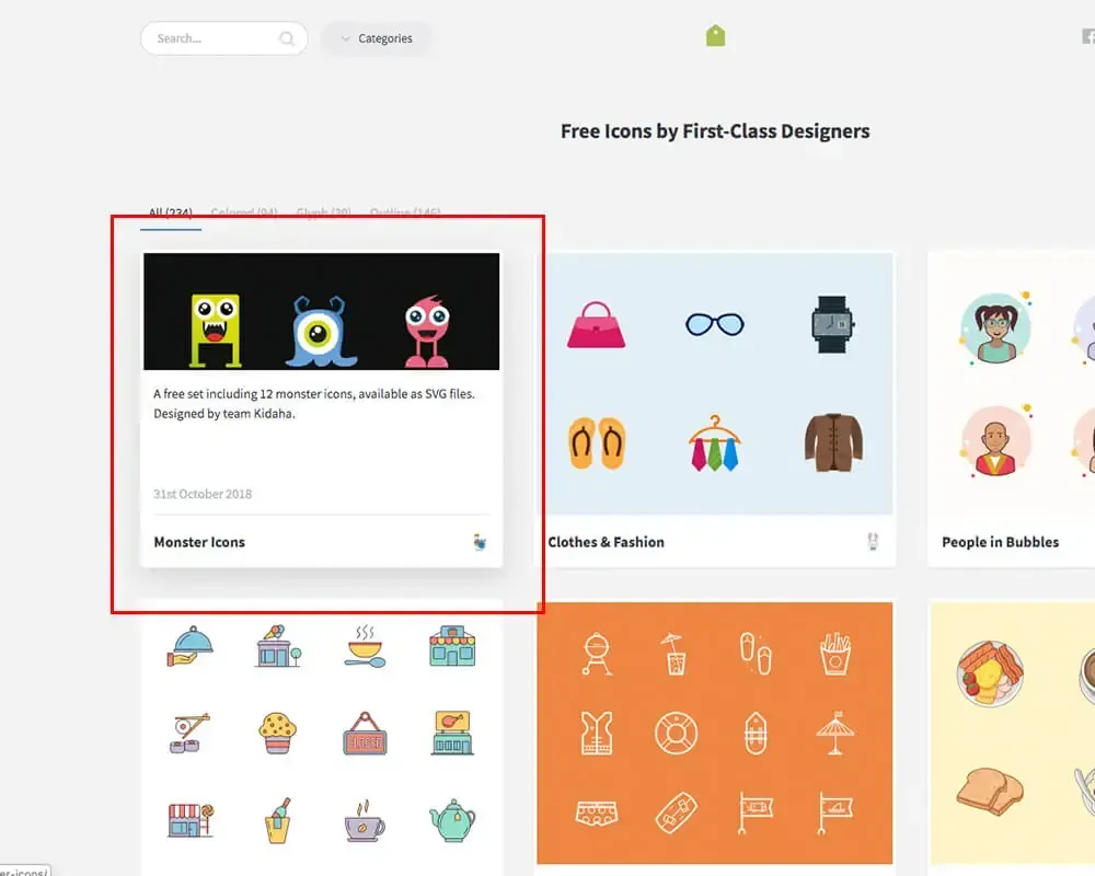 IconStore 免費圖示下載：設計師繪製、可商用的圖示素材網站