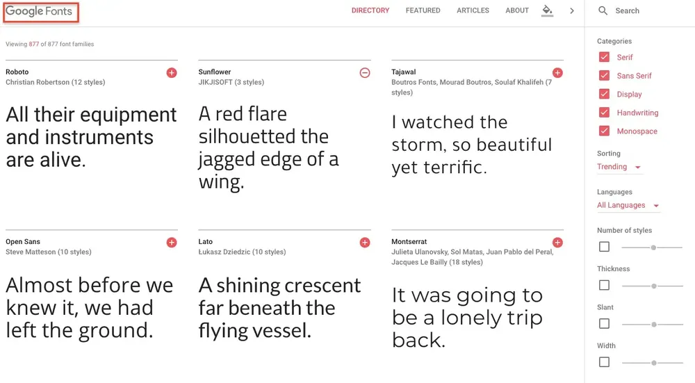 Google Fonts 中文字型下載與網頁字體設定:找出網站用什麼字