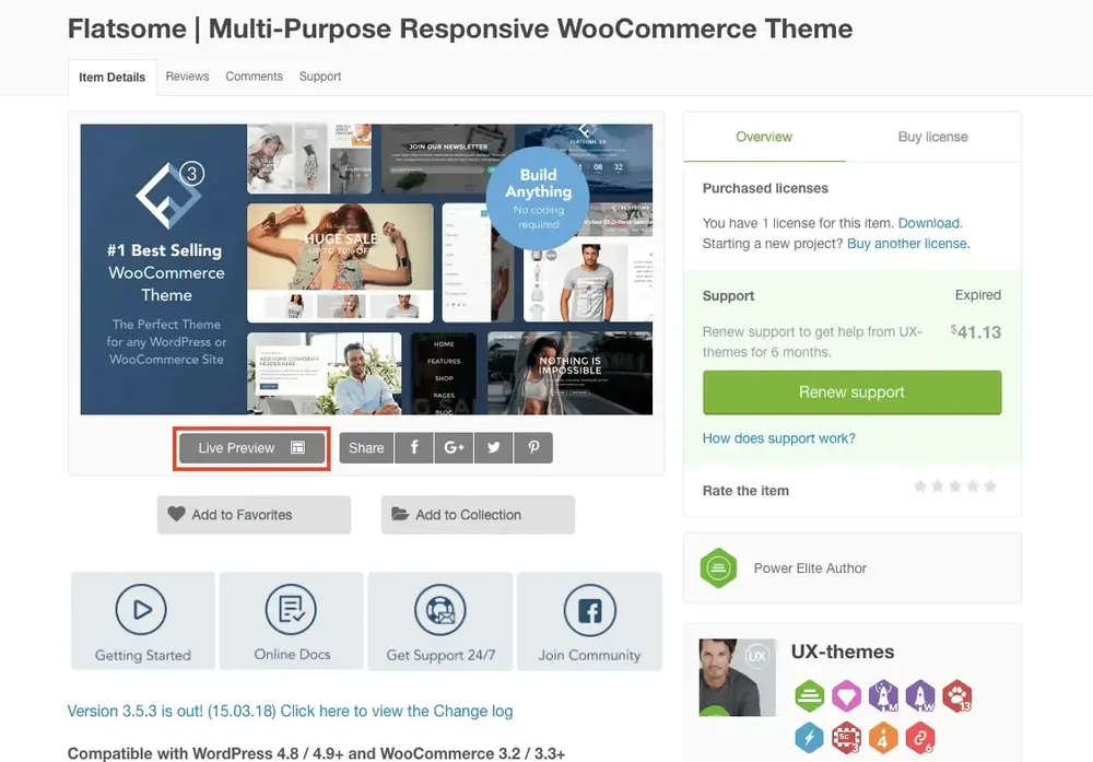 Flatsome 主題教學:WooCommerce 購物網站主題特色、價格與安裝設定