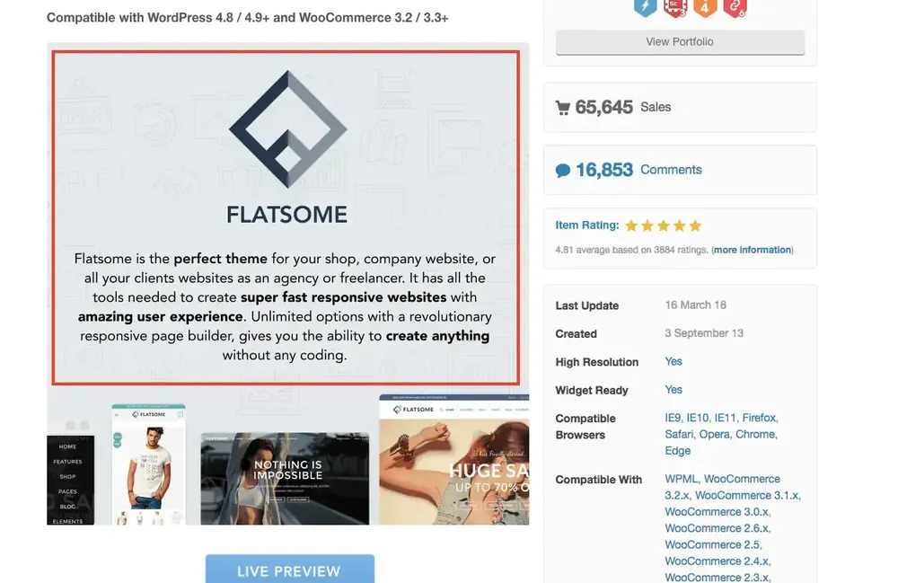 Flatsome 主題教學:WooCommerce 購物網站主題特色、價格與安裝設定